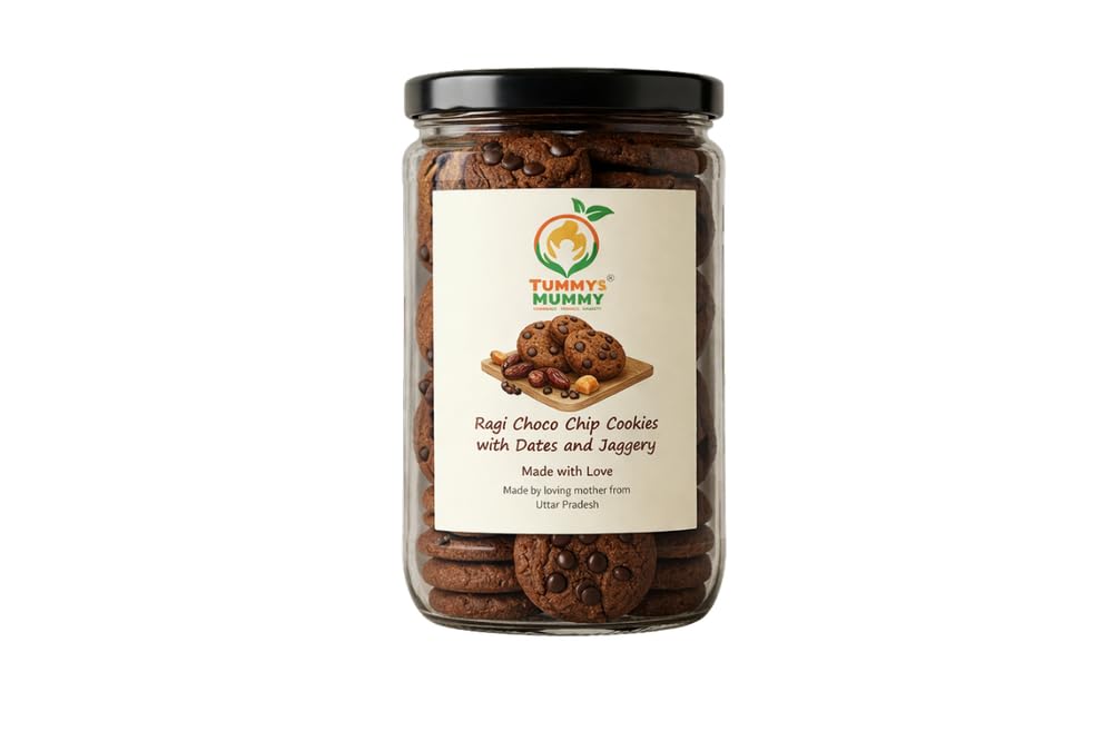Ragi Chocolate Chip Cookies